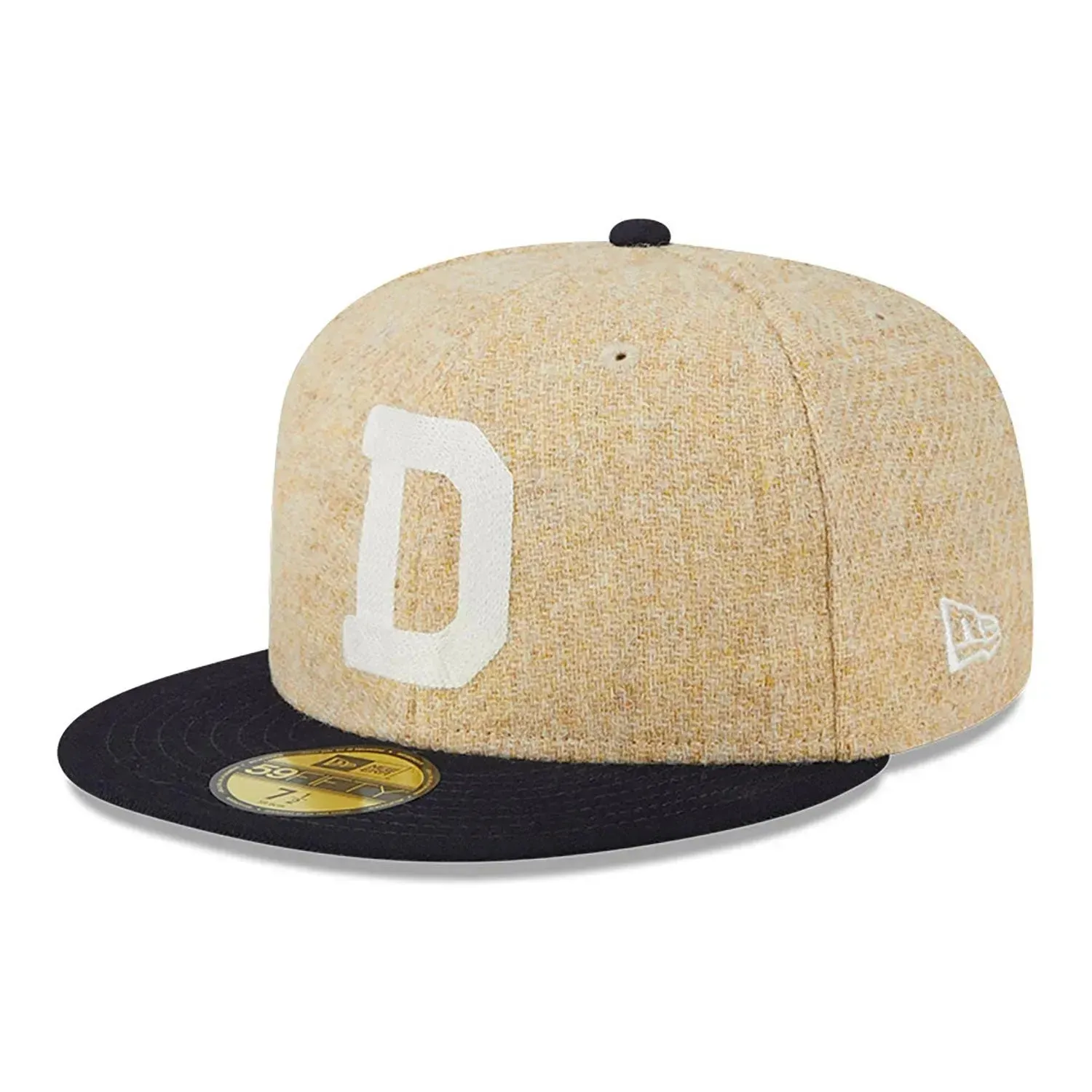 New Era 59Fifty Mlb Detroit Tigers Harris Tweed Two Tone / Grey Uv Fitted Cap Hot Item Clearance Todays Trending Deals