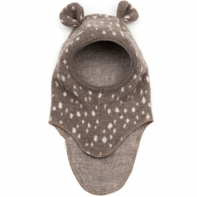 Mega Hot Offer Huttelihut Balaclava Ears Soft Wool Teddy Brown