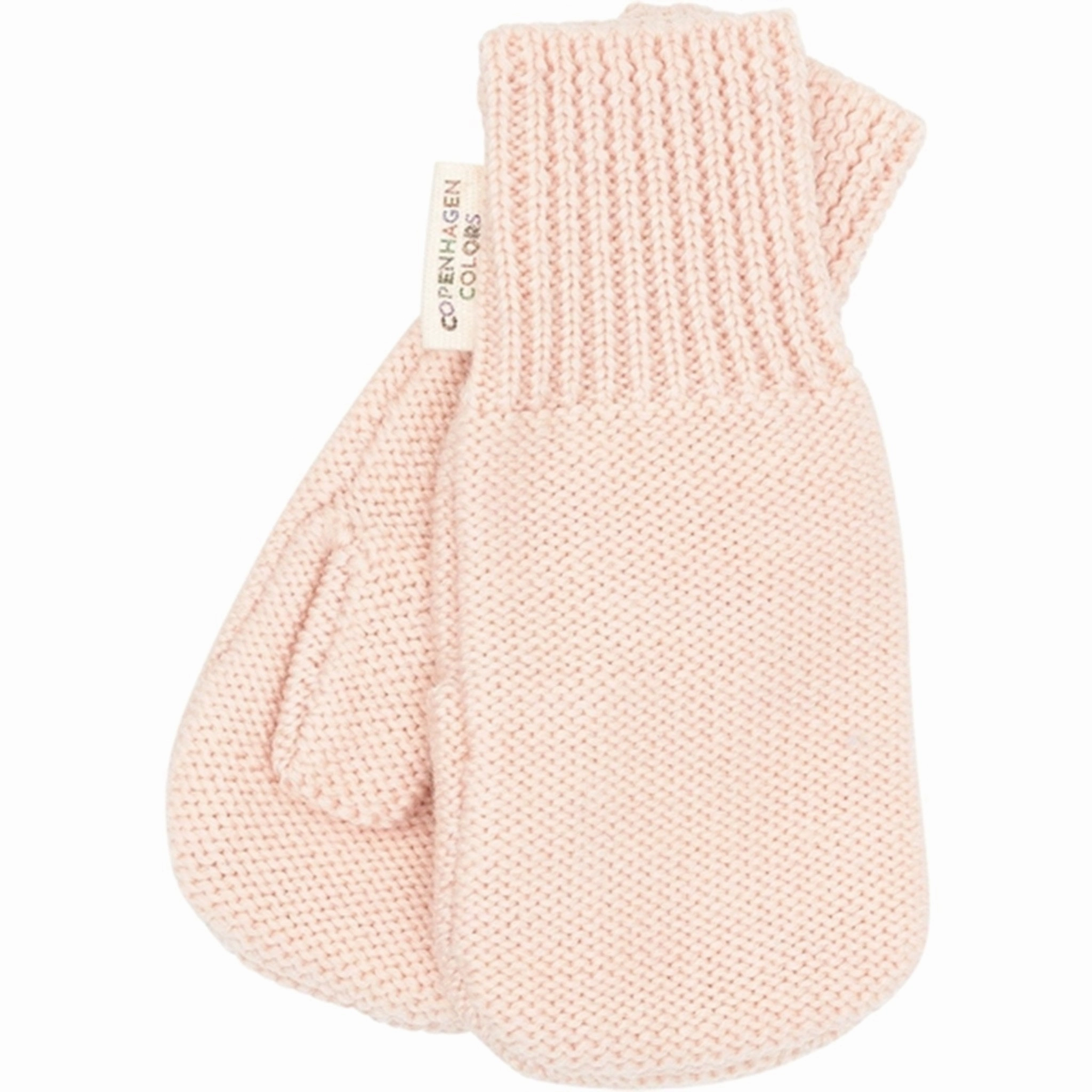 Copenhagen Colors Soft Pink Merino Wool Knitted Mittens Online Exclusive Deal Dont Miss Todays Deal