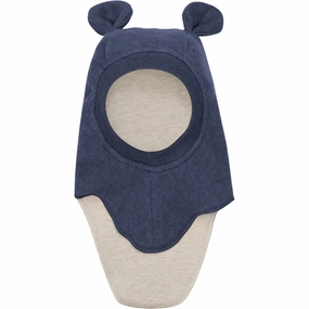 Huttelihut X Luksusbaby Cotton Fleece Balaclava Navy Trending Hot Deal