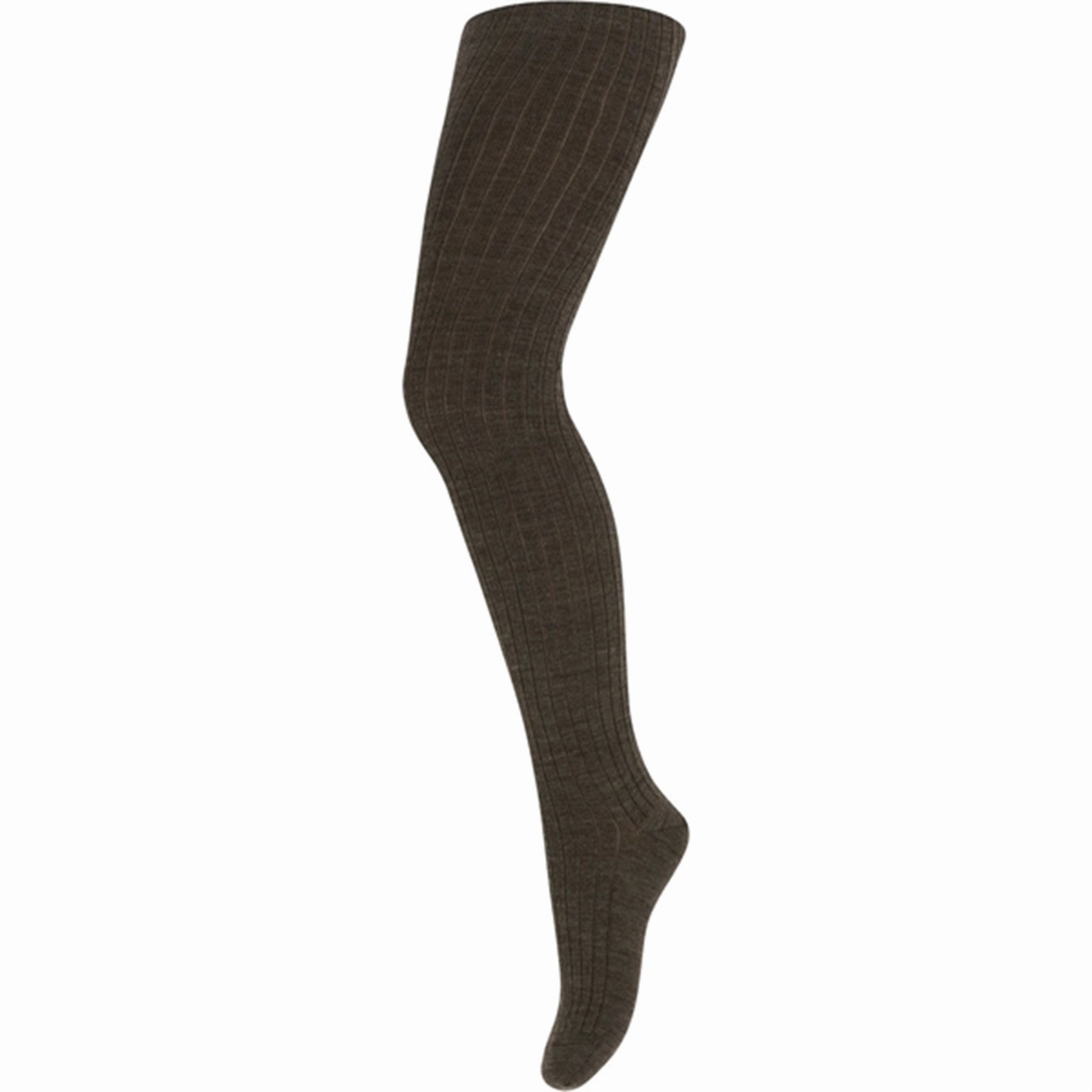 Biggest Savings Now Mp 128 Wool Rib Tights Brown Melange