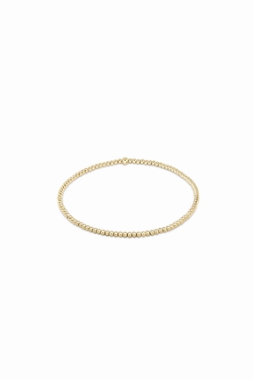 Dont Miss Big Savings Classic Gold 2Mm Bead Bracelet