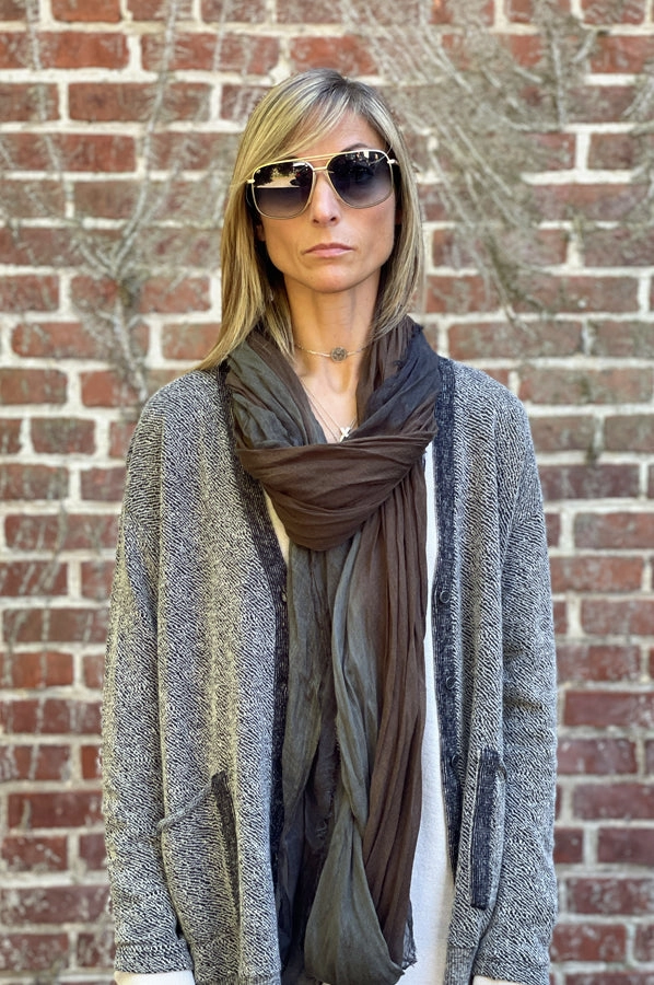 Limited Stock Deals Steal the Deal Now Giulia Scarf - Ciocco / Grigio