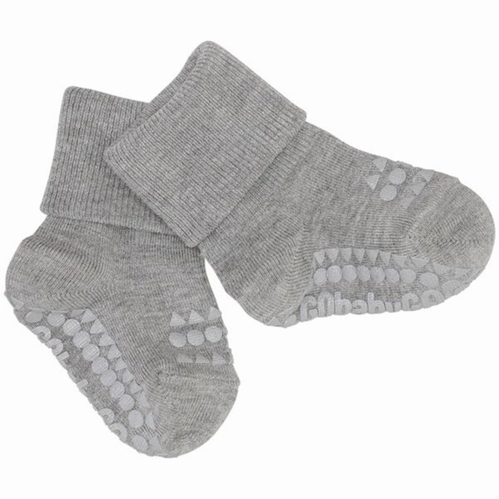 Big Clearance Event Hot Pick Sale Gobabygo Bamboo Socks Antislip Grey Melange