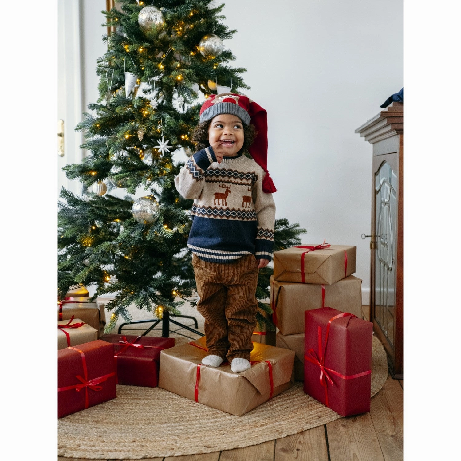 Hust & Claire Teaberry Fifi Christmas Hat Hot Clearance Now Hot Offer Event