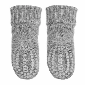 Gobabygo Alpaca Non-Slip Socks Grey Melange Dont Miss Todays Deal Shop Now & Save