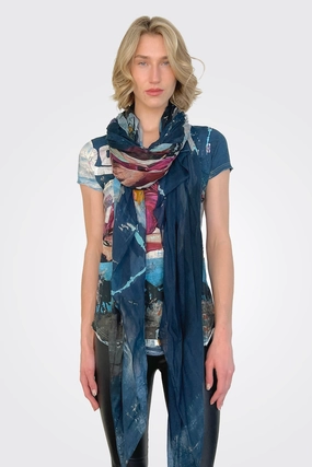 Shawl - Pop Art Blue Trending Savings Now Biggest Savings Now