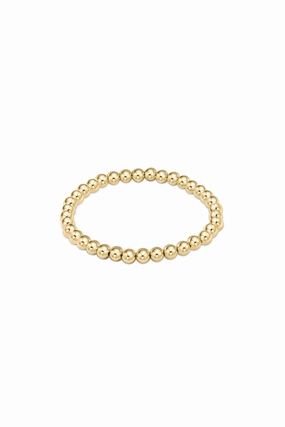 Classic Gold 5Mm Bead Bracelet Mega Discount Today Hot Offer Ending Soon