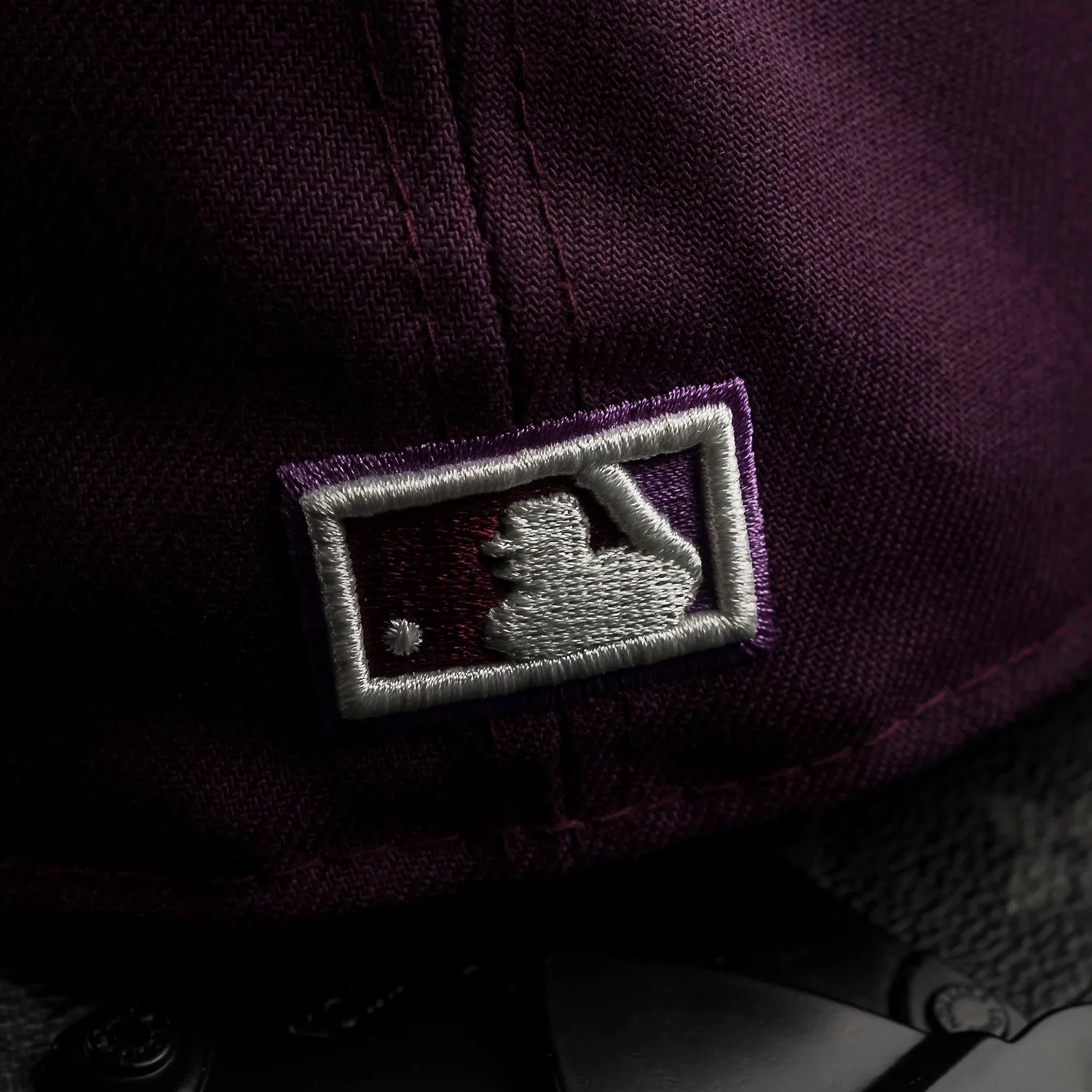 New Era 59Fifty Mlb 60Th Anniversary Los Angeles Dodgers Plum / Gray Uv Fitted Cap Todays Hot Savings