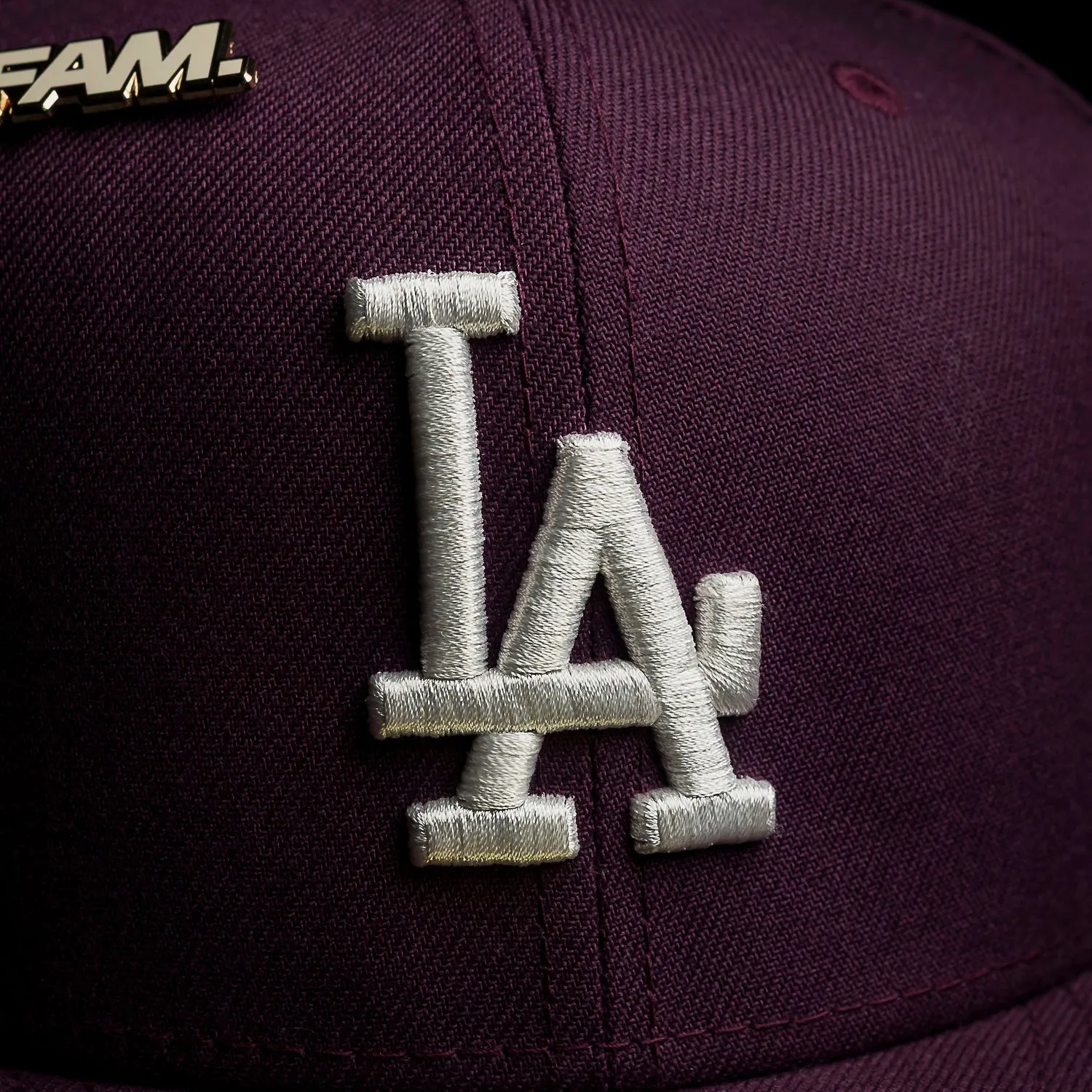 Hot Deal Alert New Era 59Fifty Mlb 60Th Anniversary Los Angeles Dodgers Plum / Gray Uv Fitted Cap