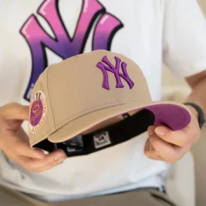 Mega Discount Event Todays Hot Pick New Era 59Fifty Mlb New York Yankees World Series 1962 Camel / Sparkling Grape Uv Fitted Cap
