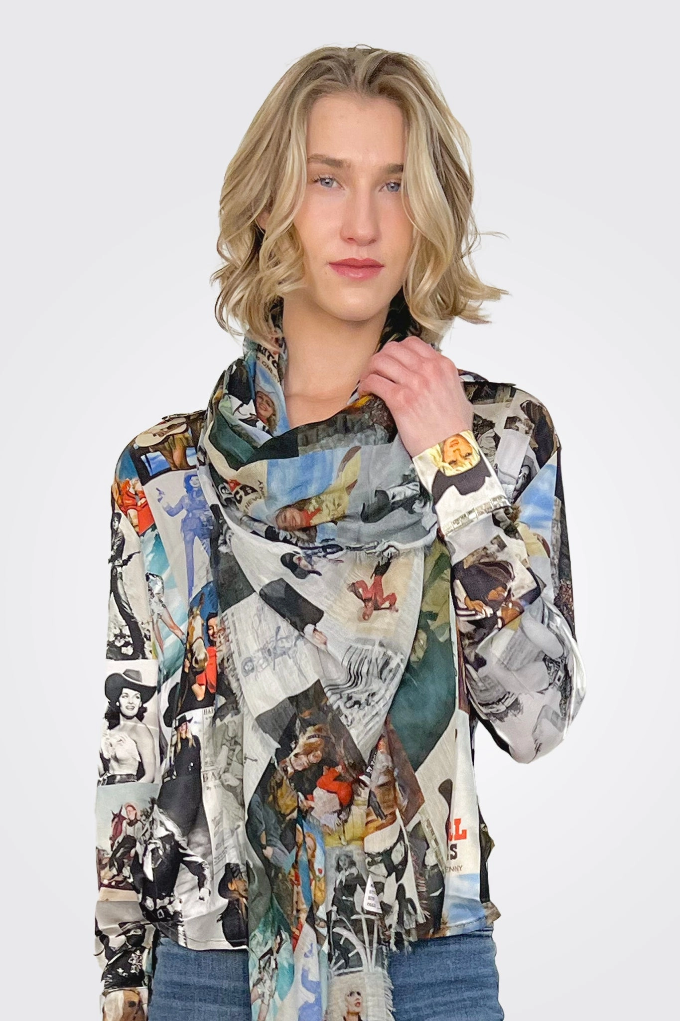 Large Scarf - Cowgirl Todays Special Savings