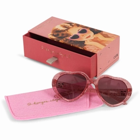 Konges Sljd Cherry Glitter Sunglasses Junior Heart Trending Deals Today