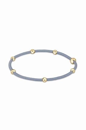 Clearance Event "E"Ssentials Dusty Blue Hair Tie