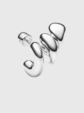 Coil Crawler Earring In Silver Limited Time Steal