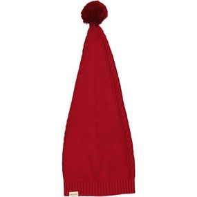 Flash Deal Today Mega Discount Today Marmar Cotton Rayon Knit Cable Hibiscus Red Alfen Christmas Hat