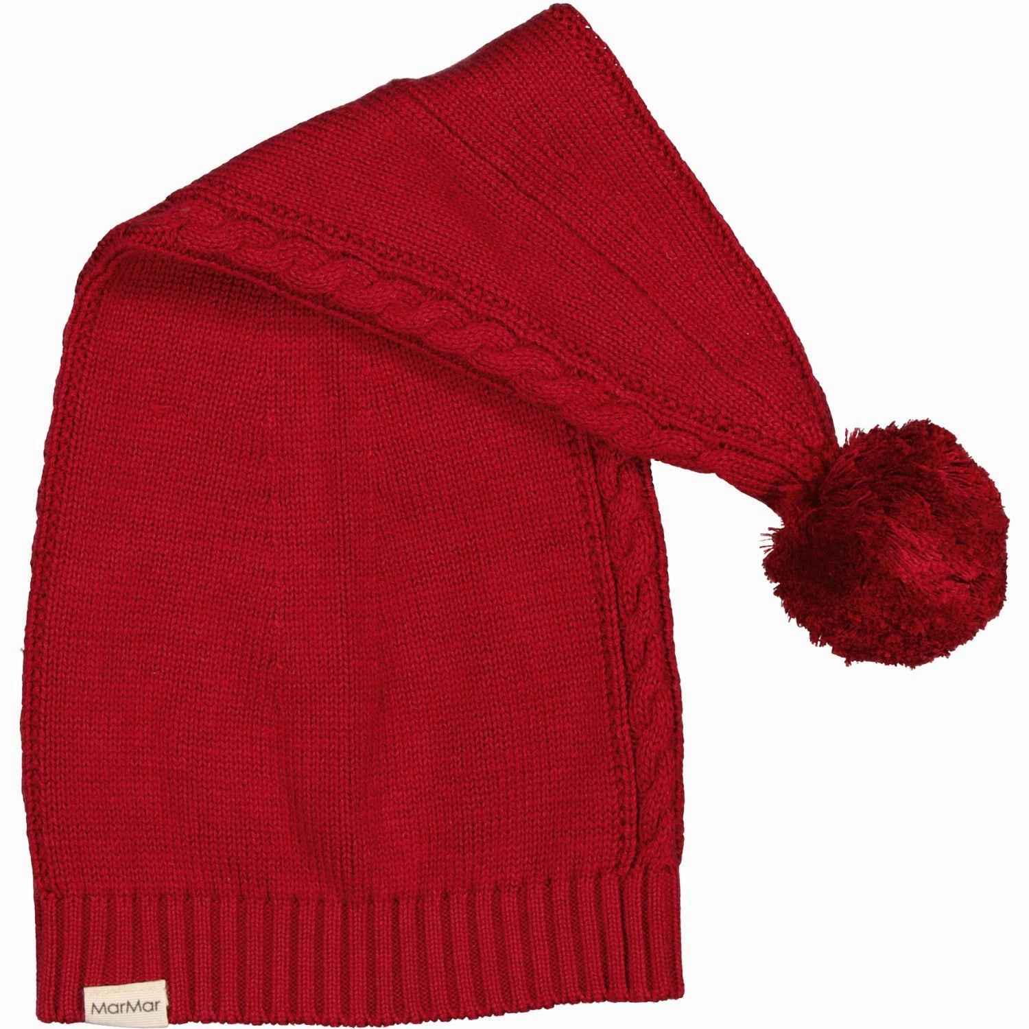 Marmar Cotton Rayon Knit Cable Hibiscus Red Alfen Christmas Hat Exclusive Online Deal