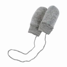 Perfect Gift Sale Engel Baby Mittens Grey Melange