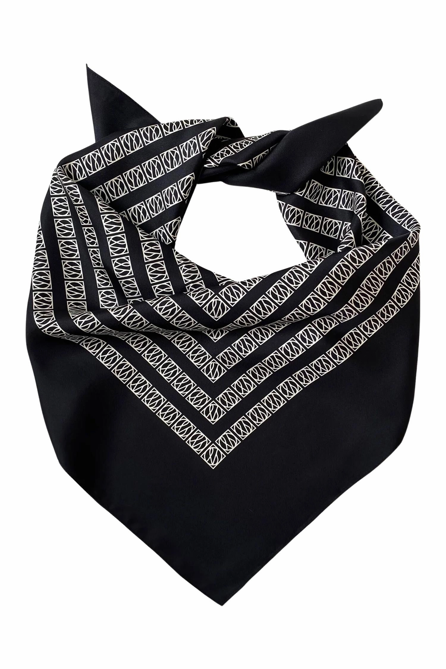 No. 5 Scarf 80 Cm. Black Must-Have Deals Clearance Steal Today