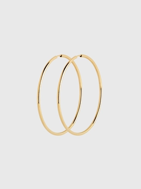 Senorita 50 Hoop Earrings With Gold Plating Best Price Today Online Exclusive Steal