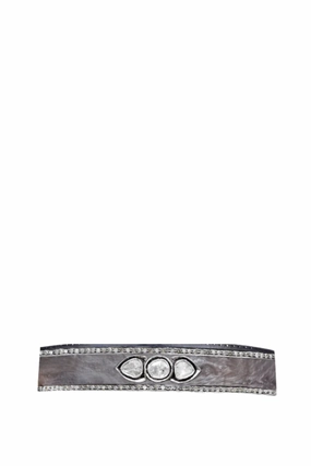 Sliced Diamond Pearl Brown Enamel Bracelet Special Occasion Discount Gift Ideas Galore