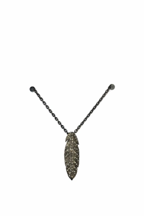 Limited Offer Alert Online Deal Frenzy Feather Charm Necklace