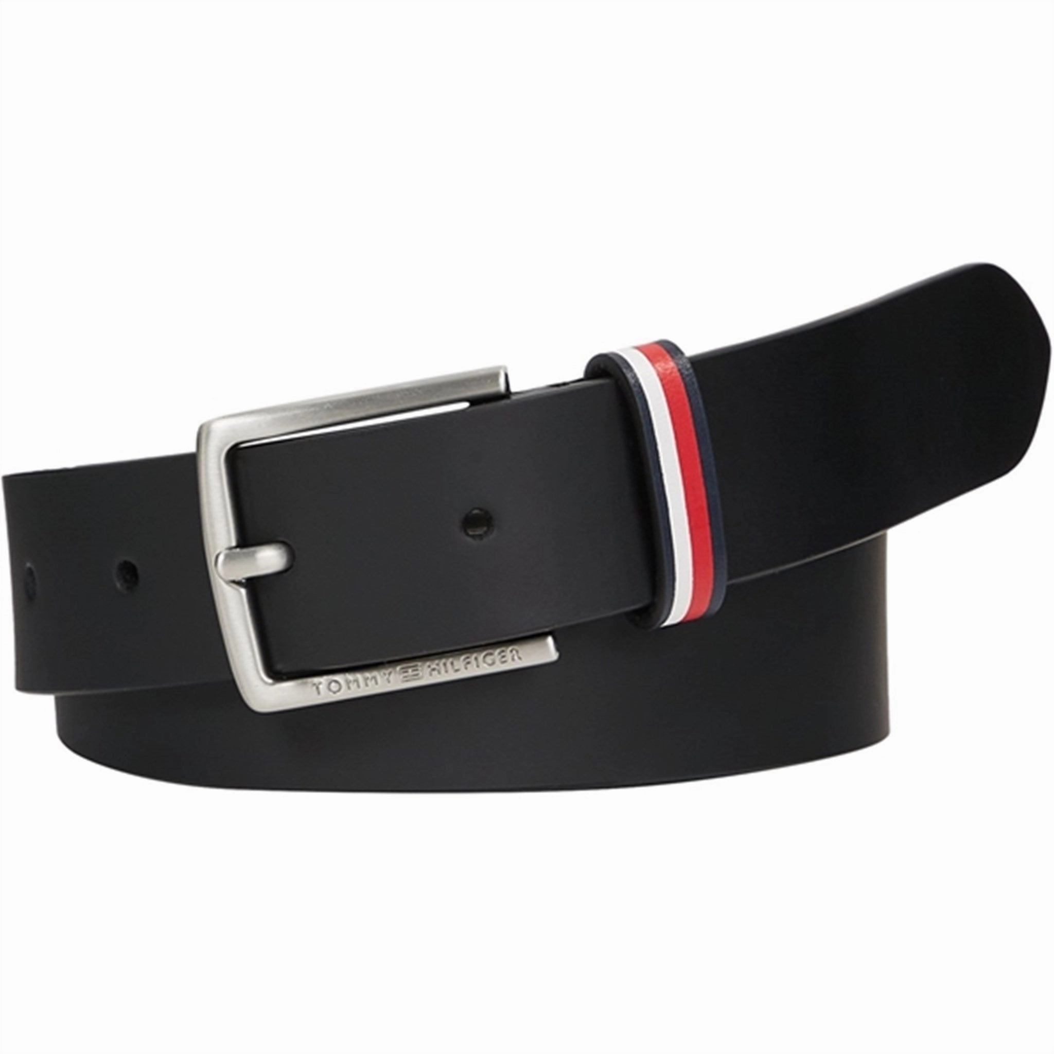Tommy Hilfiger Leather Belt Black Must-Have Steals