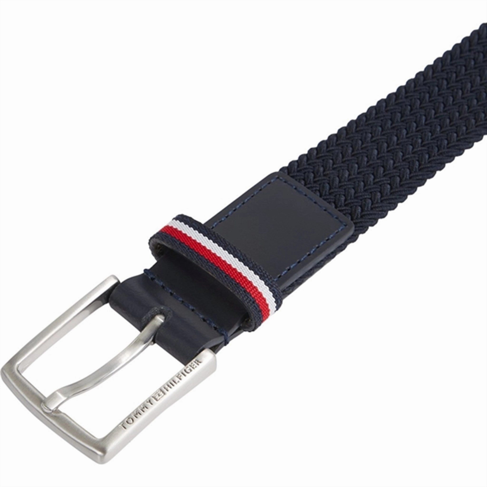 Dont Miss This Steal Tommy Hilfiger Elasticated Braided Belt Space Blue