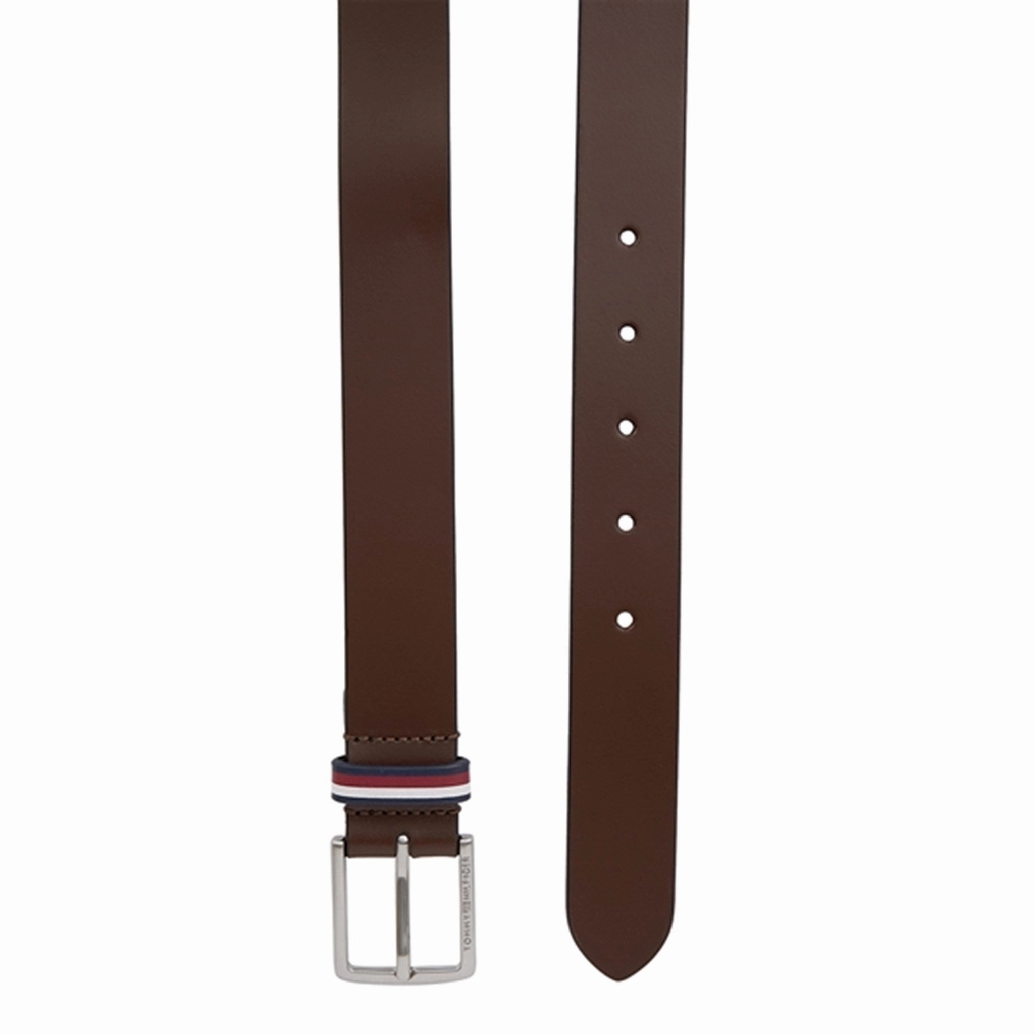 Shop Todays Picks Tommy Hilfiger Leather Belt Chestnut Brown