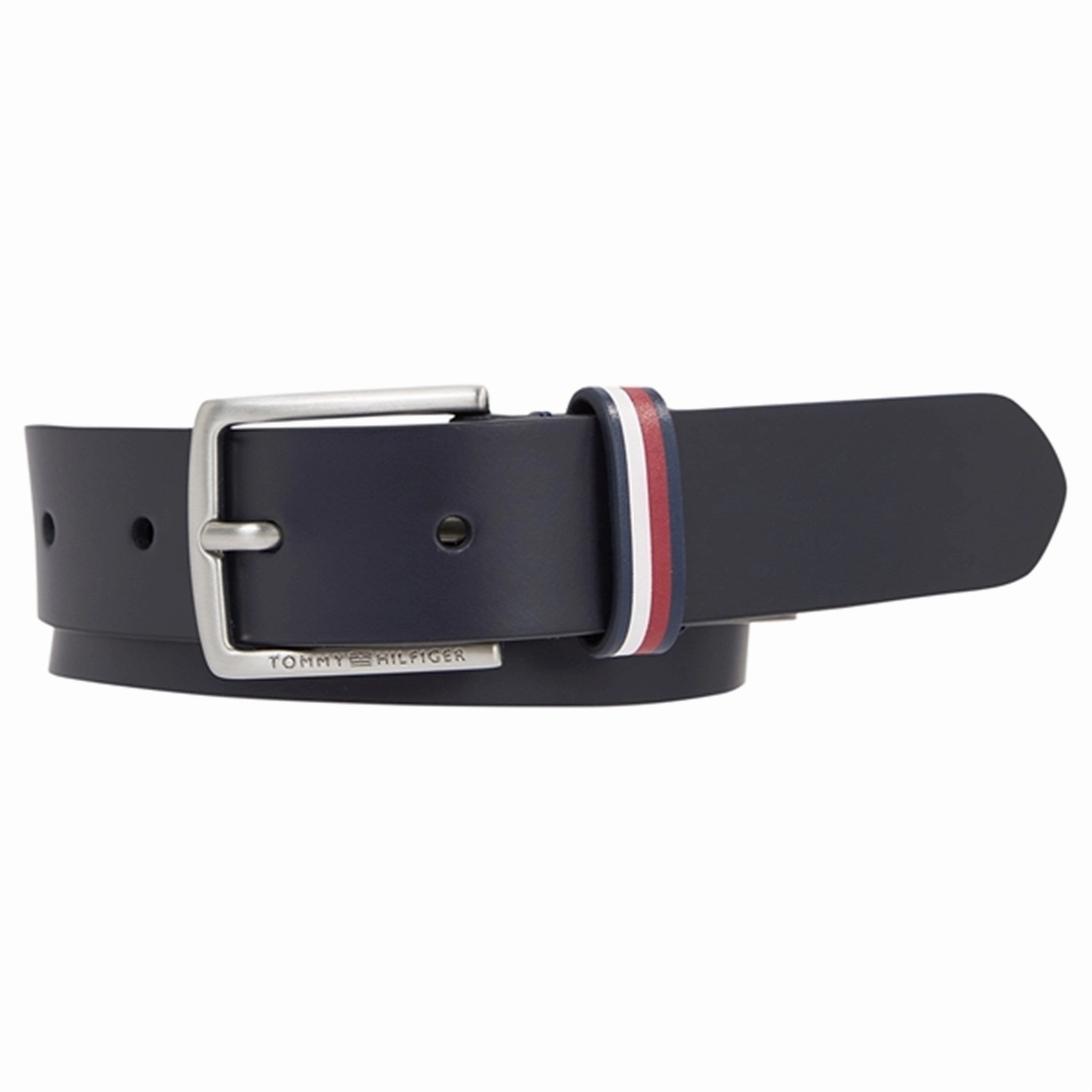 Best Seller Discount Tommy Hilfiger Leather Belt Space Blue