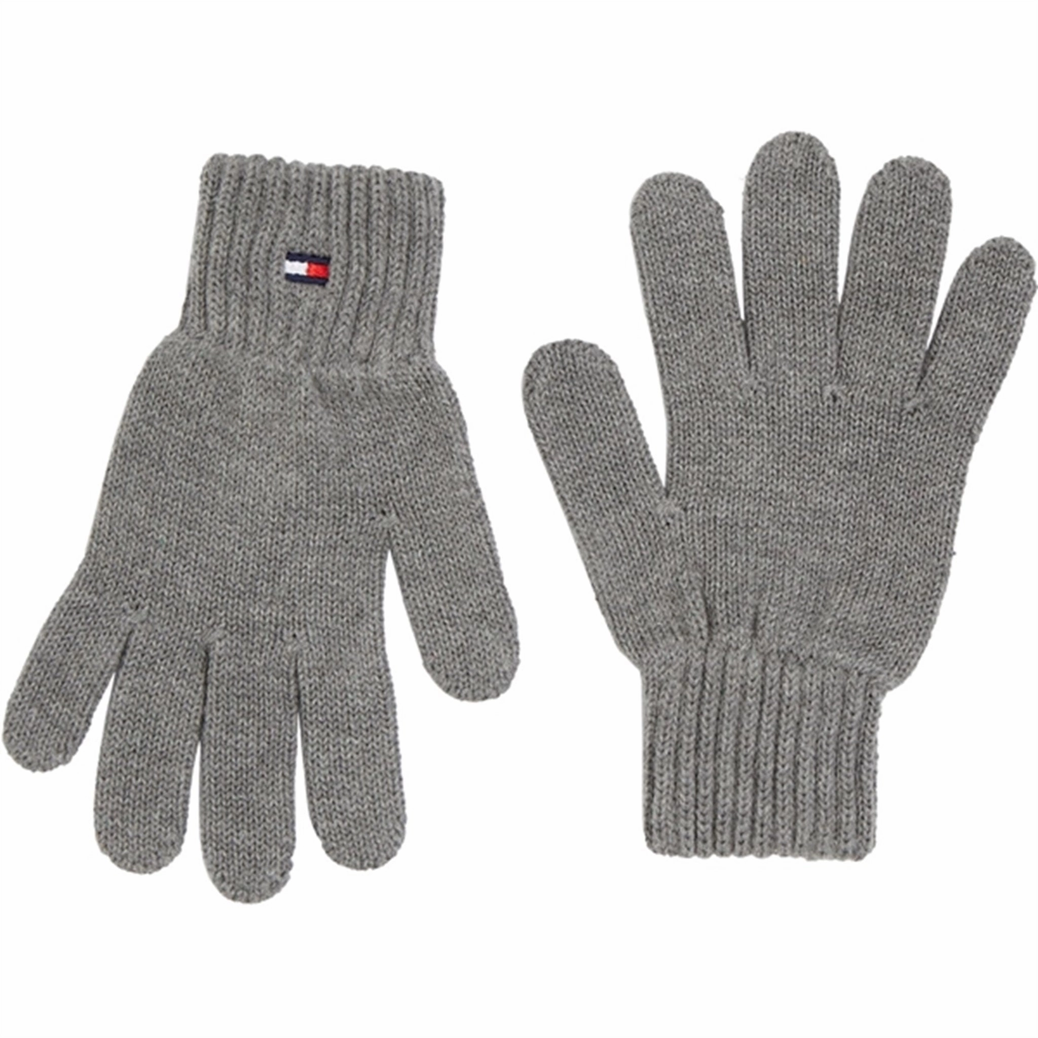 Price Slash Today Last Chance Steal Tommy Hilfiger Small Flag Gloves Light Grey Heather