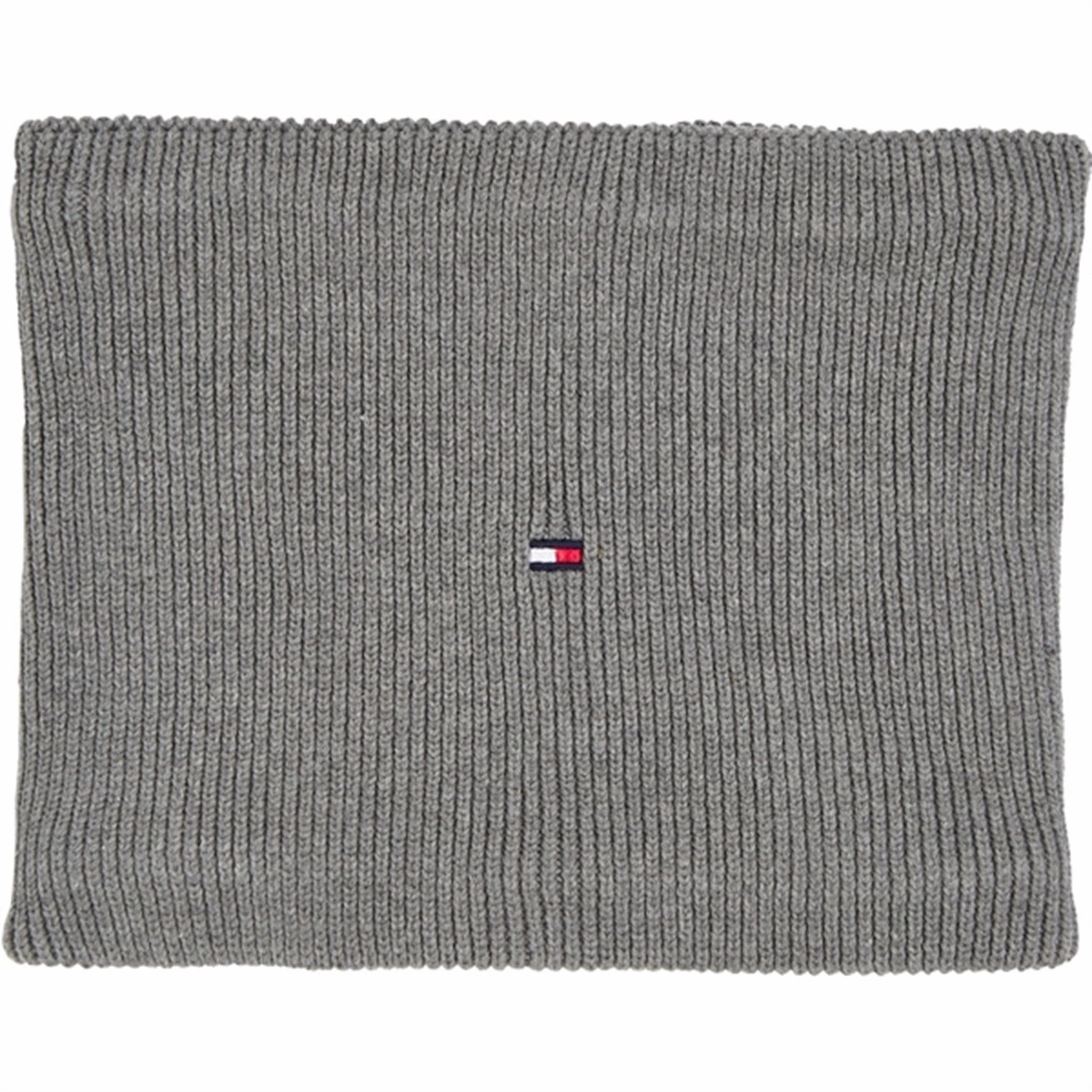 Special Online Offer Tommy Hilfiger Small Flag Snood Light Grey Heather