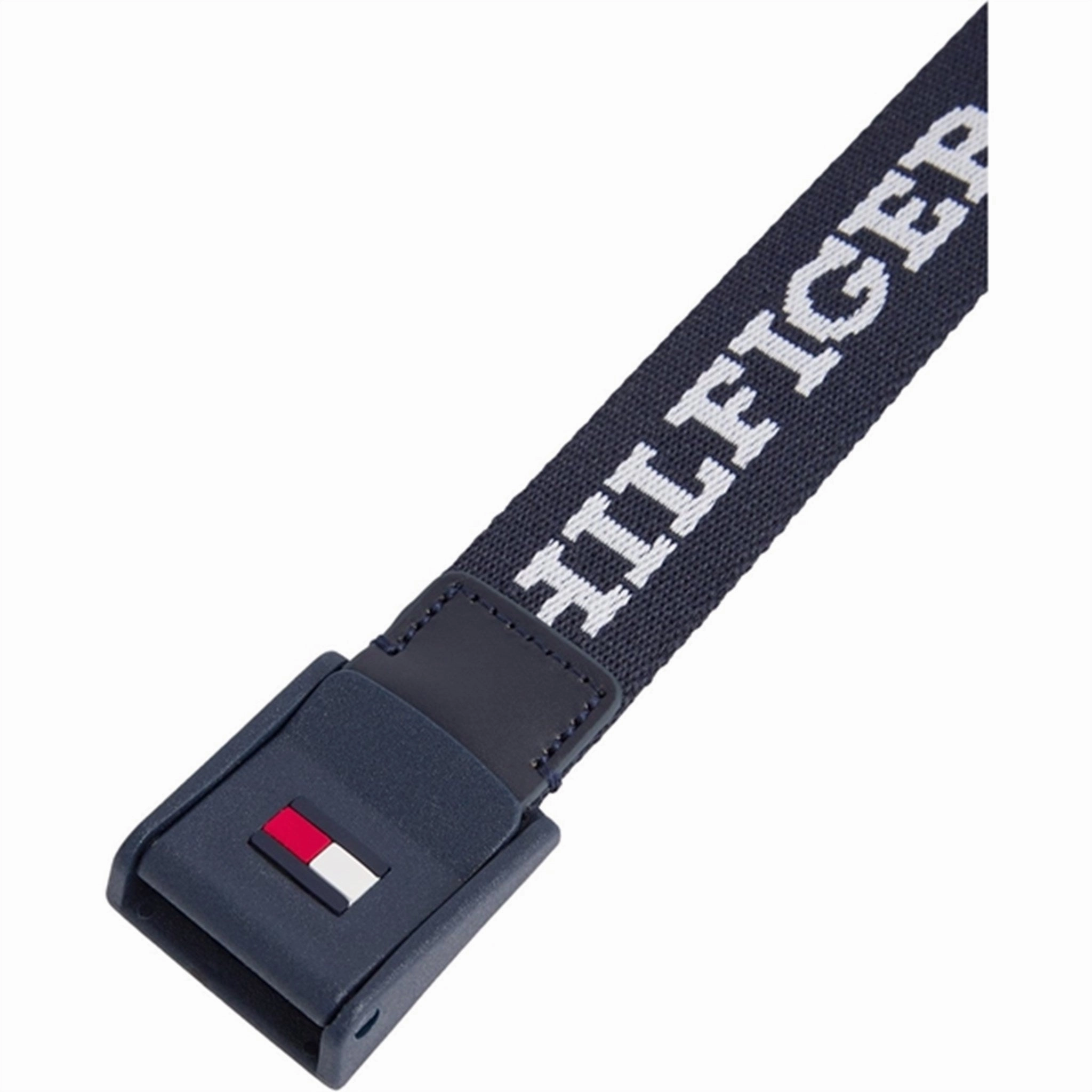 Tommy Hilfiger Webbing Belt Space Blue Instant Deal Today