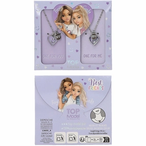 Price Drop Frenzy Trending Hot Deal Topmodel Bff Necklace Set Purple