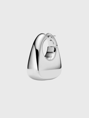 Shop Hot Picks Instant Savings Inside Tote Large Earring In Silver