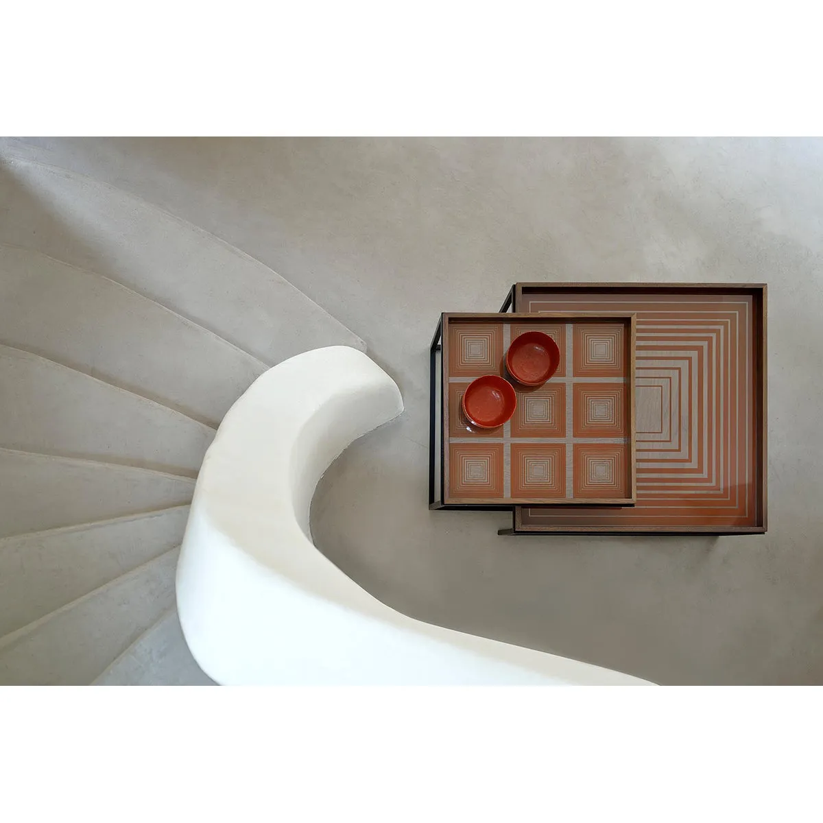 Tray Square Coffee Table Set of 2
