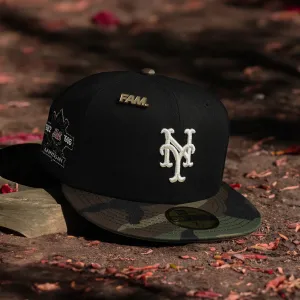 Grab It Before Gone New York Mets Mlb Black Two Tone Camo Grey Uv / New Era 59Fifty Fitted Cap