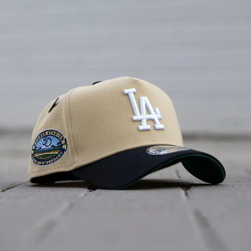 Steal Todays Offer New Era 9Forty A-Frame Mlb Los Angeles Dodgers 50Th Anniversary Two Tone / Kelly Green Uv Snapback