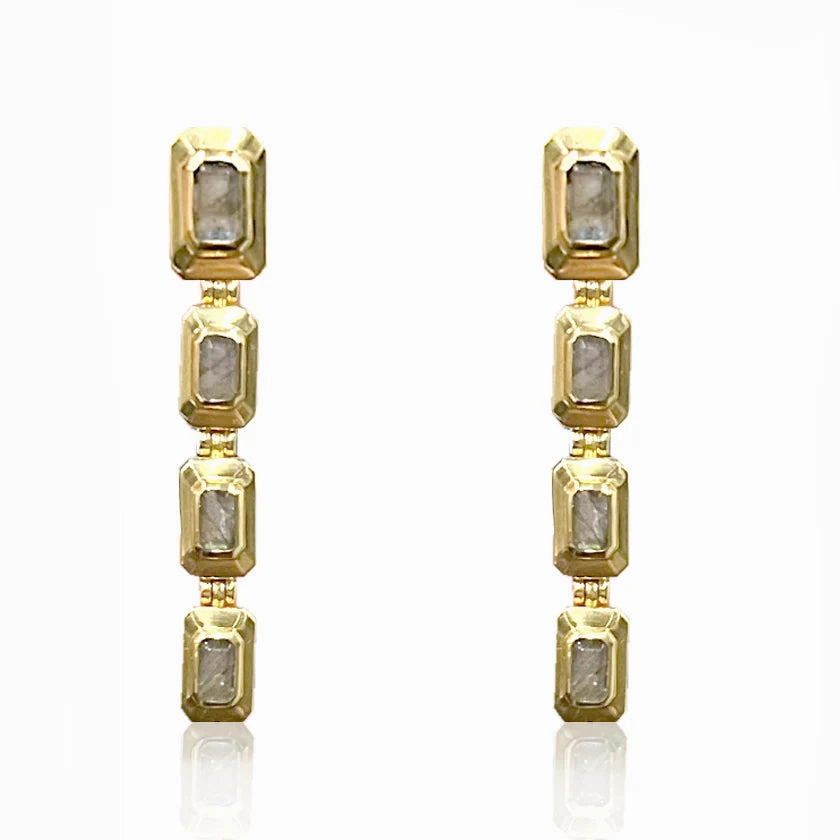 Labradorite Beryl Earrings Big Clearance Event Special Offer Inside