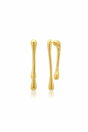 Long Teardrop Front To Back Earrings Shop the Best Deals
