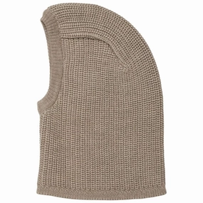 Clearance Savings Now Huttelihut Wool Vejly Balaclava Camel