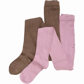 Minymo Orchid Haze Stocking - Rib (2-Pack) Trending Savings Now