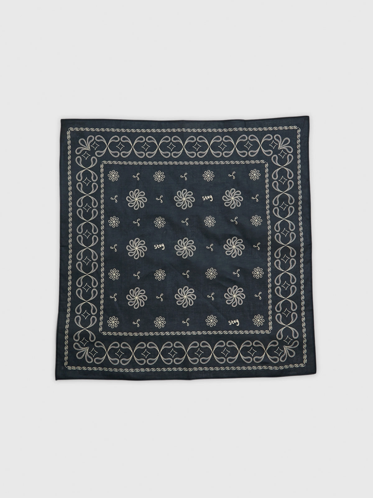 Stoy Bandana In Washed Black Today Only Offer