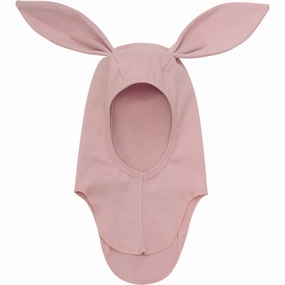 Clearance Sale Huttelihut Ash Rose Balaclava Ears Cotton Rib