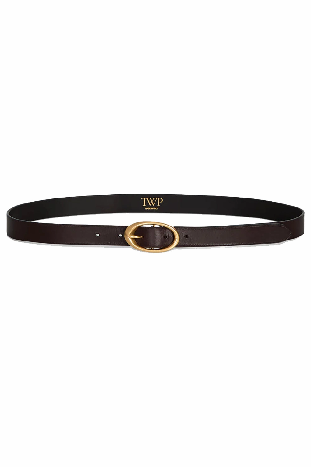 Narrow Leather Belt In Dakota Limited Time Discount