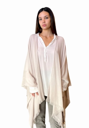 Shop & Save Today Poncho - Sand