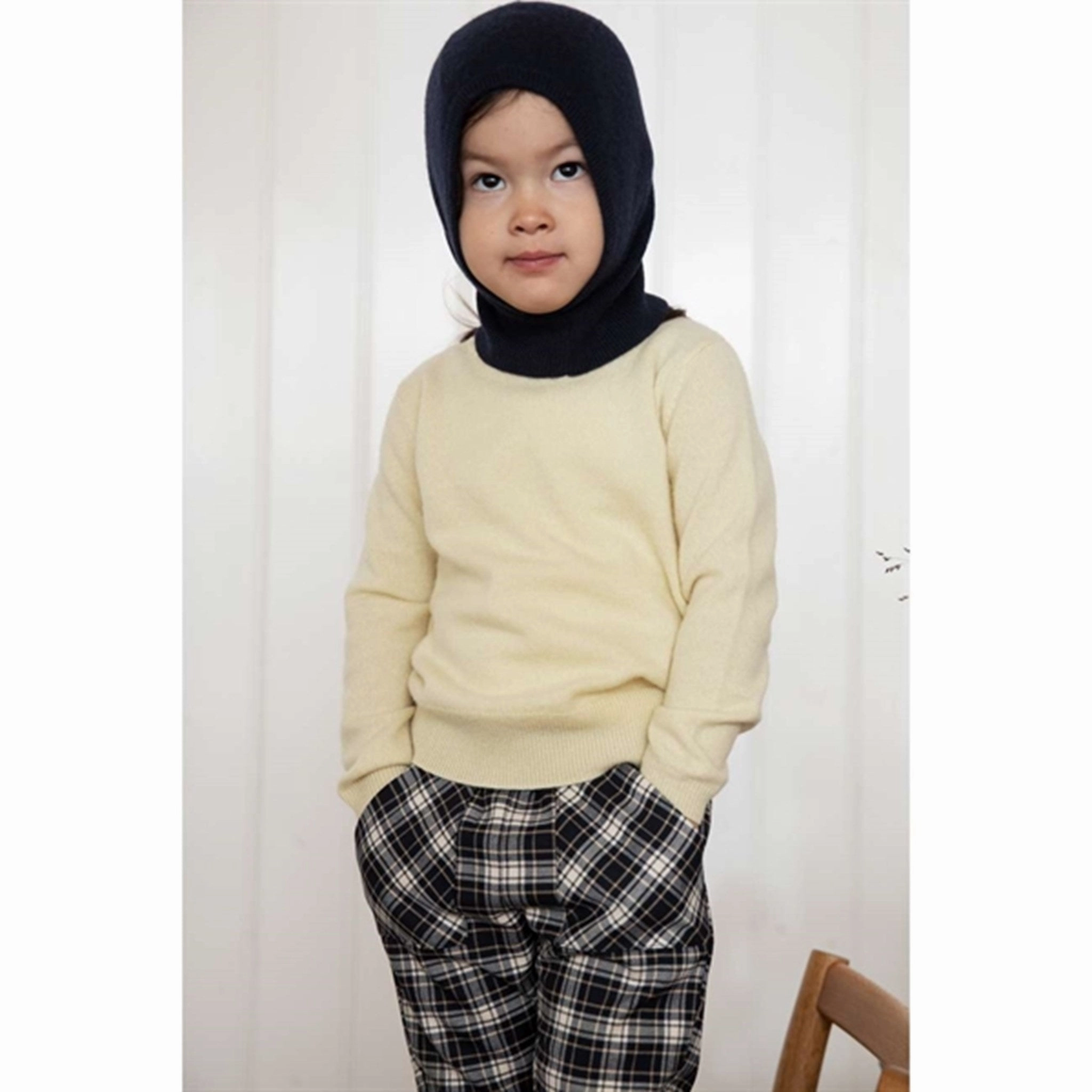 Holmm Navy Netty Cashmere Knit Balaclava Best Price Today