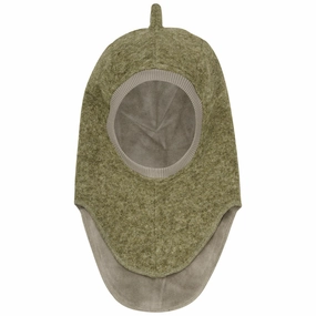 Daily Hot Deal End-of-Week Deals Huttelihut Deep Lichen Green Balaclava Triangles Wool