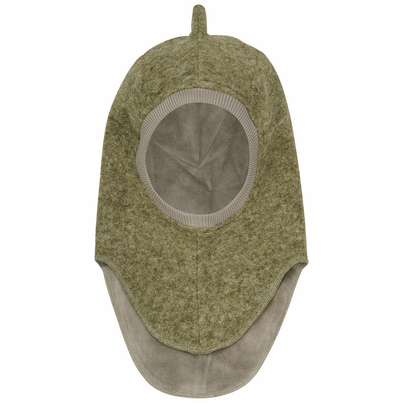 Daily Hot Deal End-of-Week Deals Huttelihut Deep Lichen Green Balaclava Triangles Wool