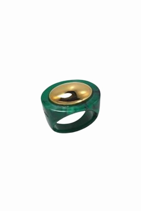 Malakite Gold Polished Ring Shop the Savings Limited Time Discount